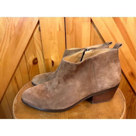 J. Crew Suede Sawyer Bootie Brown Size 8.5 - Picture 1 of 8